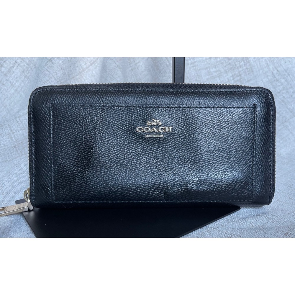 Coach Zip Around Trifold Wallet